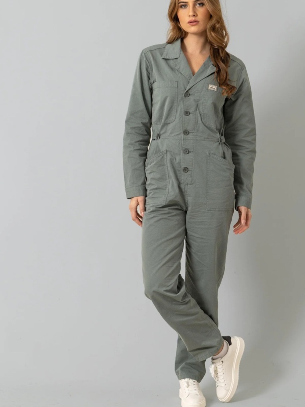 Kimes Ranch Utility Jumpsuit in Sage